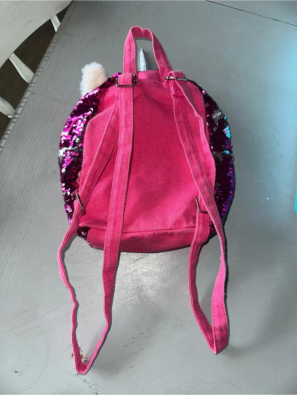 Kids Sequin Unicorn Backpack - Pink